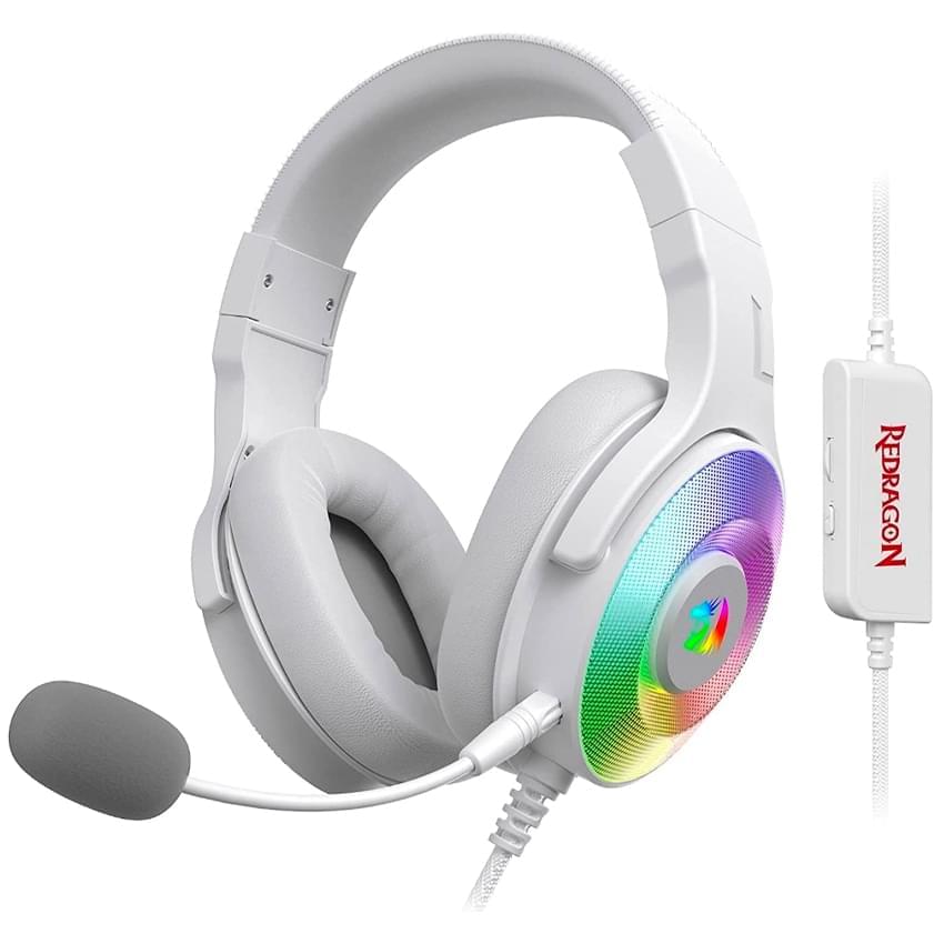 Auricular Redragon Pandora 2 H350rgb Blanco